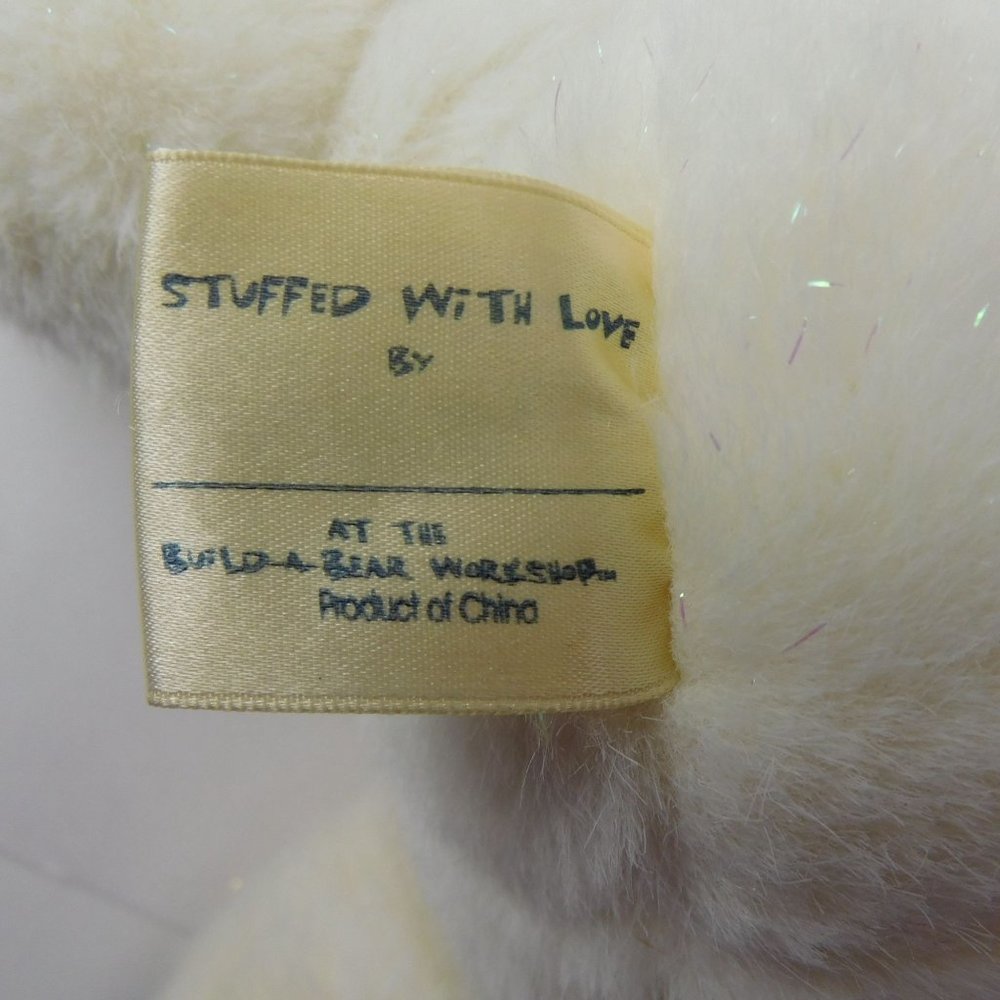 Vintage Build A Bear Blue/White/Sparkle 2000 Millennium Cub Limited Edition 11" - Picture 8 of 8